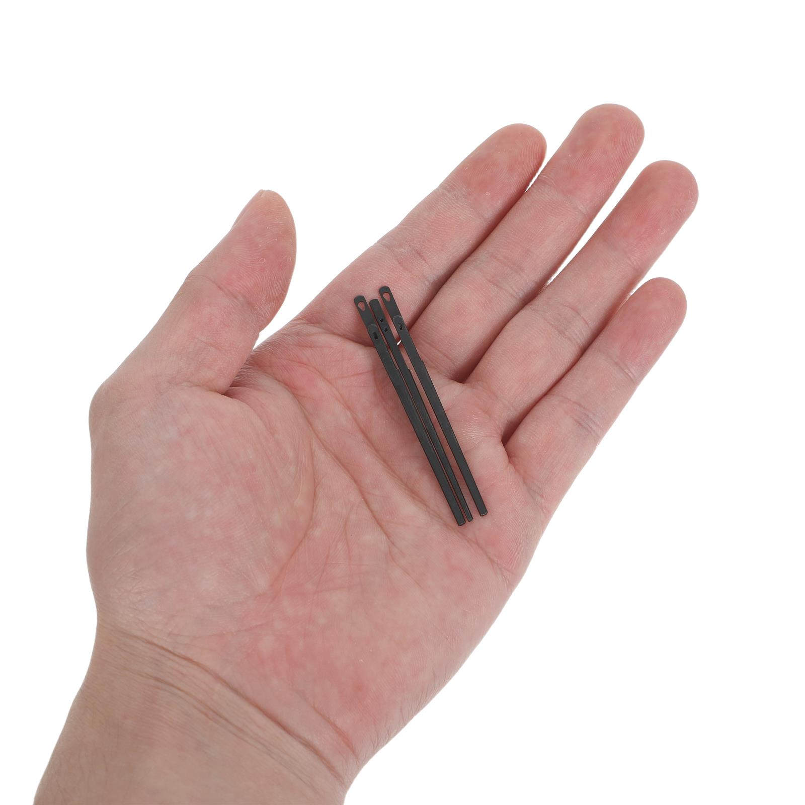 Leatherwork Hand Sewing Needles - 3개입 대형 바늘 세트, 왁스 처리된