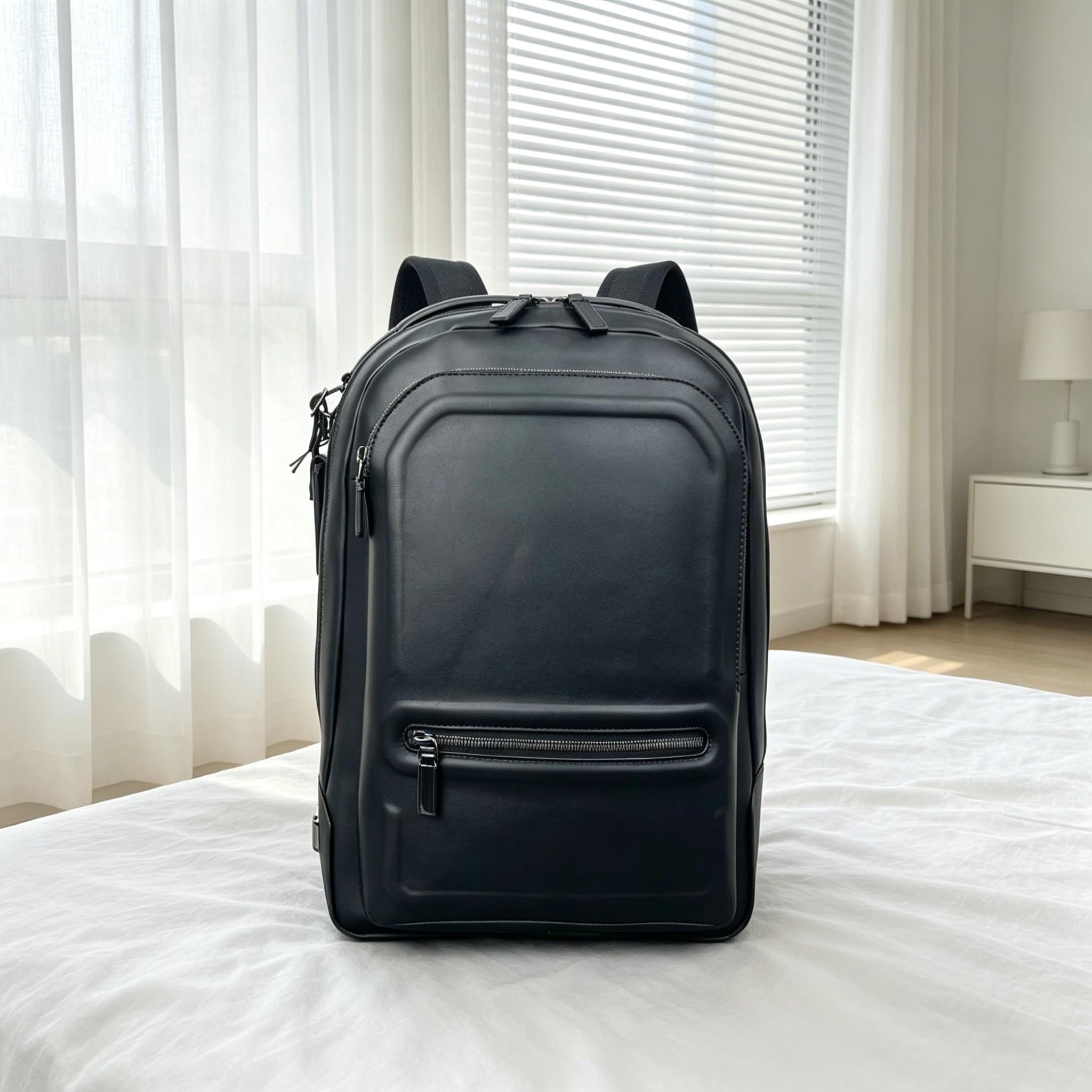 Leather Work Rucksack Mens - 남성용 비즈니스용 백팩, 넉넉한 수납 공간을