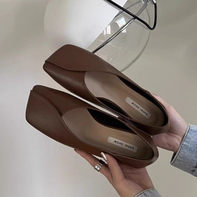Leather Work Flats Women - 여성용 새 로퍼 신발 플랫 스포츠