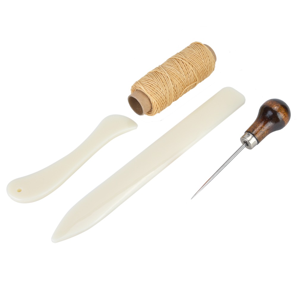 Leatherwork Hand Sewing Needles - 11종 뼈 접지칼 가죽 바느질 키트