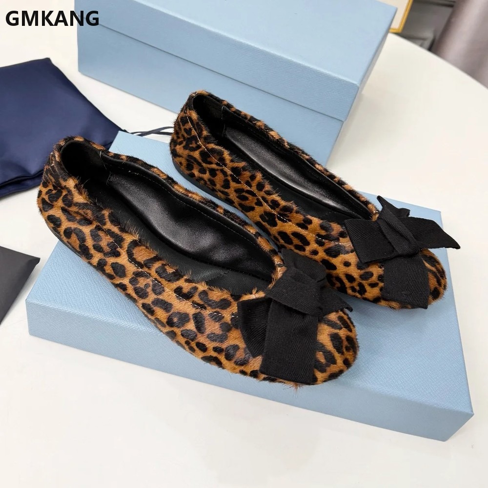 여성용 발레 플랫 슈즈, 리본 장식 주름 캐주얼 드레스 - Leather Work Flats Women 리뷰 및 가격
