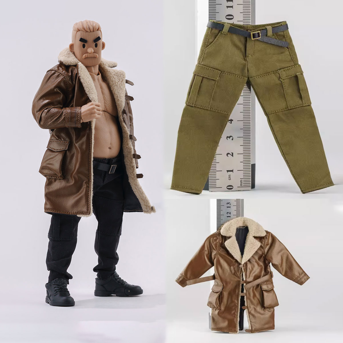 1/12 스케일 중년 근육질 신체 초강력 전술 작업 바 - Leatherwork Products 리뷰 및 가격