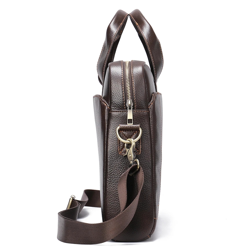 Luufan 남성용 부드러운 비즈니스 서류 가방, 정품 - Leather Work Bag Laptop 리뷰 및 가격
