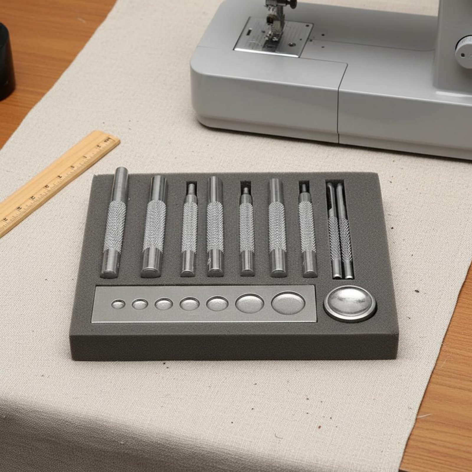 11 조각 스냅 패스너 도구 세트 다양한 크기 가죽 리 - Leatherwork Rivet Setter 리뷰 및 가격