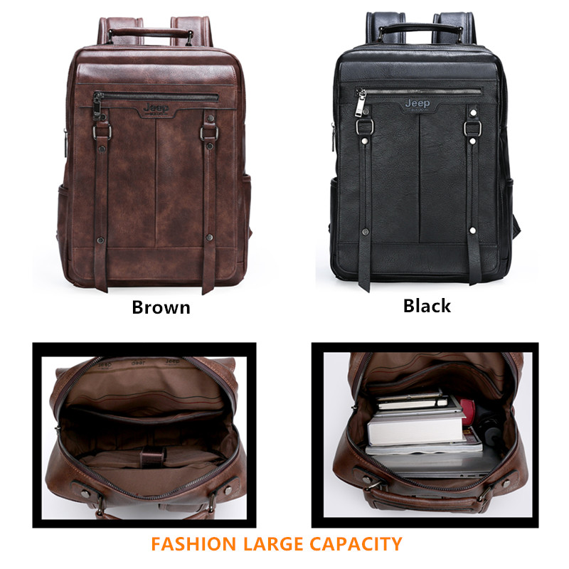 지프 불루오 남성 가죽 백팩 비즈니스 노트북 가방 빈티 - Leather Work Rucksack Mens 리뷰 및 가격