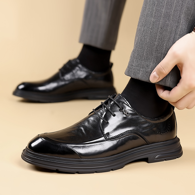 패션 새로운 남성 비즈니스 영국 캐주얼 가죽 옥스포드  - Leather Work Oxfords 리뷰 및 가격