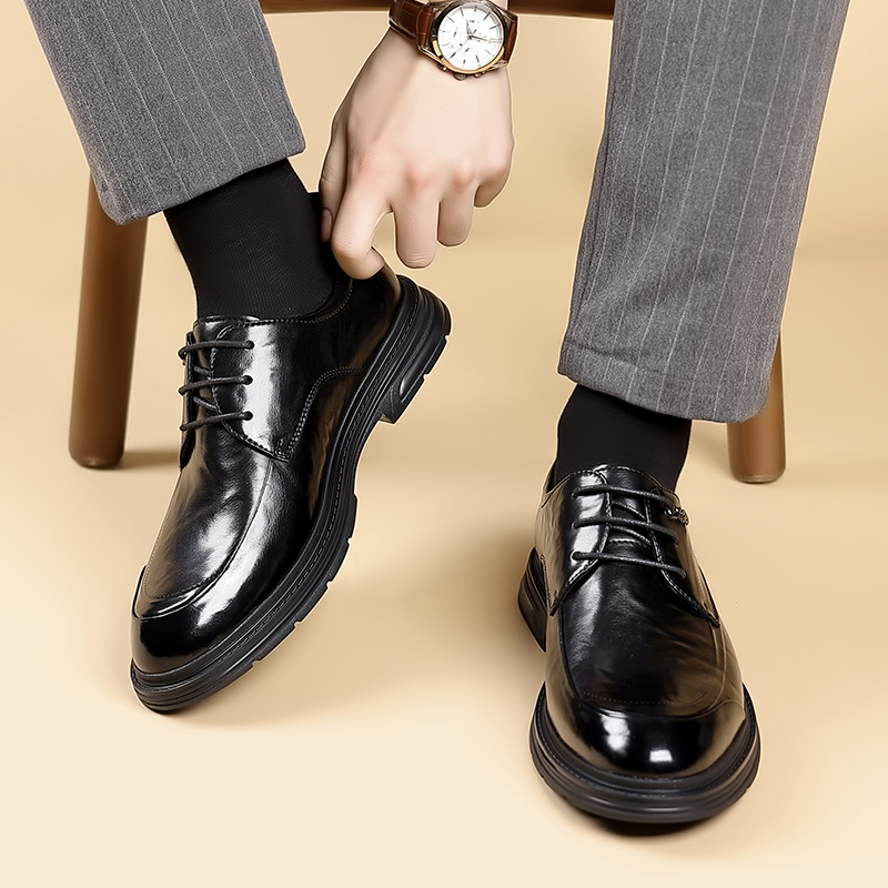 패션 새로운 남성 비즈니스 영국 캐주얼 가죽 옥스포드  - Leather Work Oxfords 리뷰 및 가격