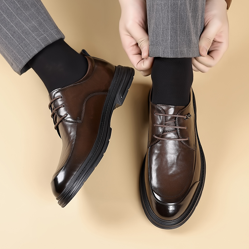 패션 새로운 남성 비즈니스 영국 캐주얼 가죽 옥스포드  - Leather Work Oxfords 리뷰 및 가격