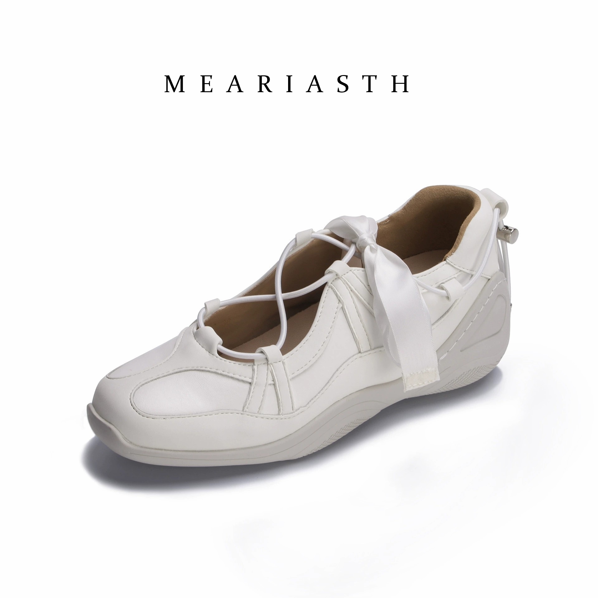 2026년 봄/가을 여성용 로우힐 한국 스타일 진주 체 - Leather Work Flats Women 리뷰 및 가격