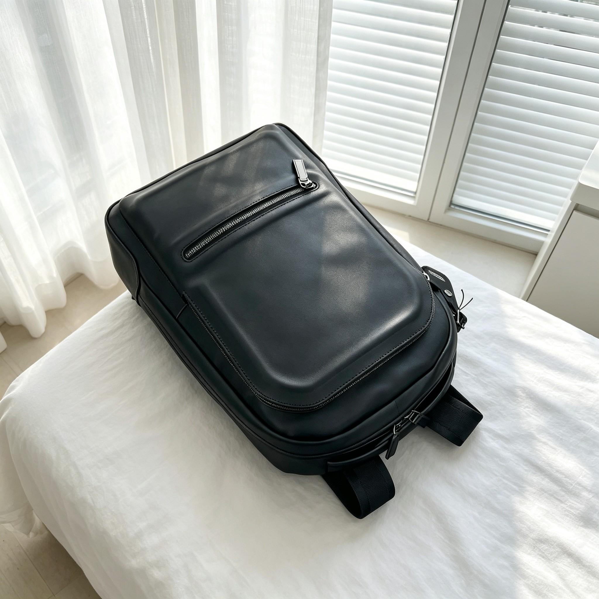 남성용 비즈니스용 백팩, 넉넉한 수납 공간을 갖춘 일상 - Leather Work Rucksack Mens 리뷰 및 가격