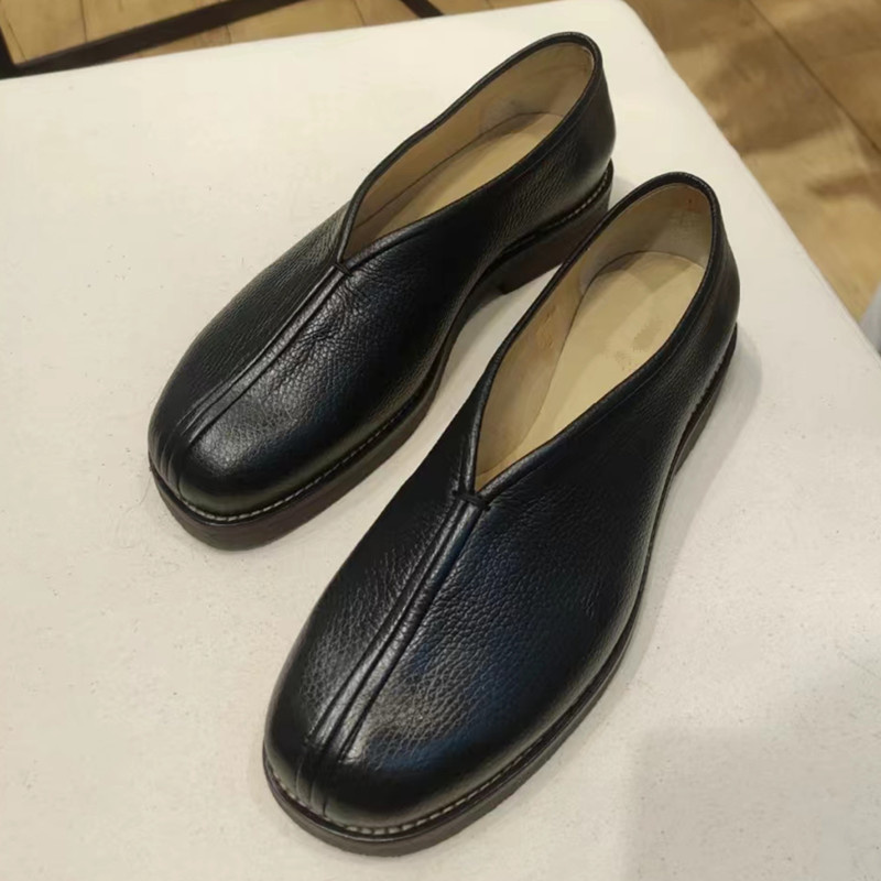 남성 가죽 신발, 여성 2023 청키 플랫폼 레트로 작 - Leather Work Flats Women 리뷰 및 가격