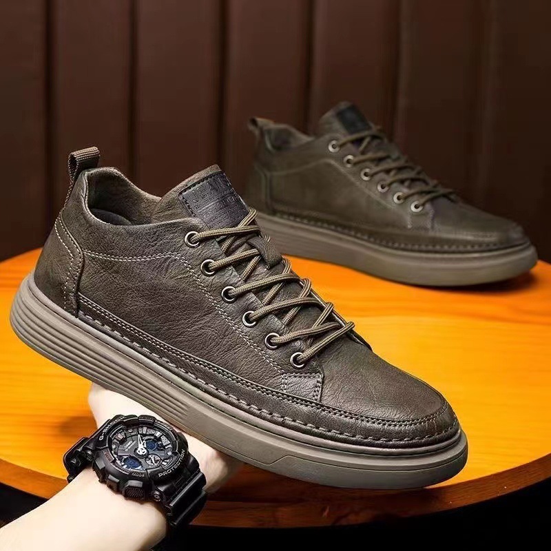 캐주얼 가죽 신발 2025 봄 가을 주방 요리사 안전화 - Leveling Leatherworking 리뷰 및 가격