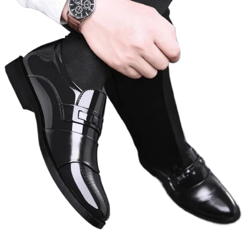 남성용 정장 가죽 구두 클래식 럭셔리 포인티드 남성 웨 - Leather Work Oxfords 리뷰 및 가격