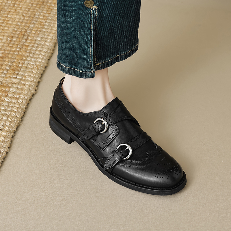 EAGSITY 소가죽 영국 스타일 여성 신발 옥스포드  - Leather Work Flats Women 리뷰 및 가격