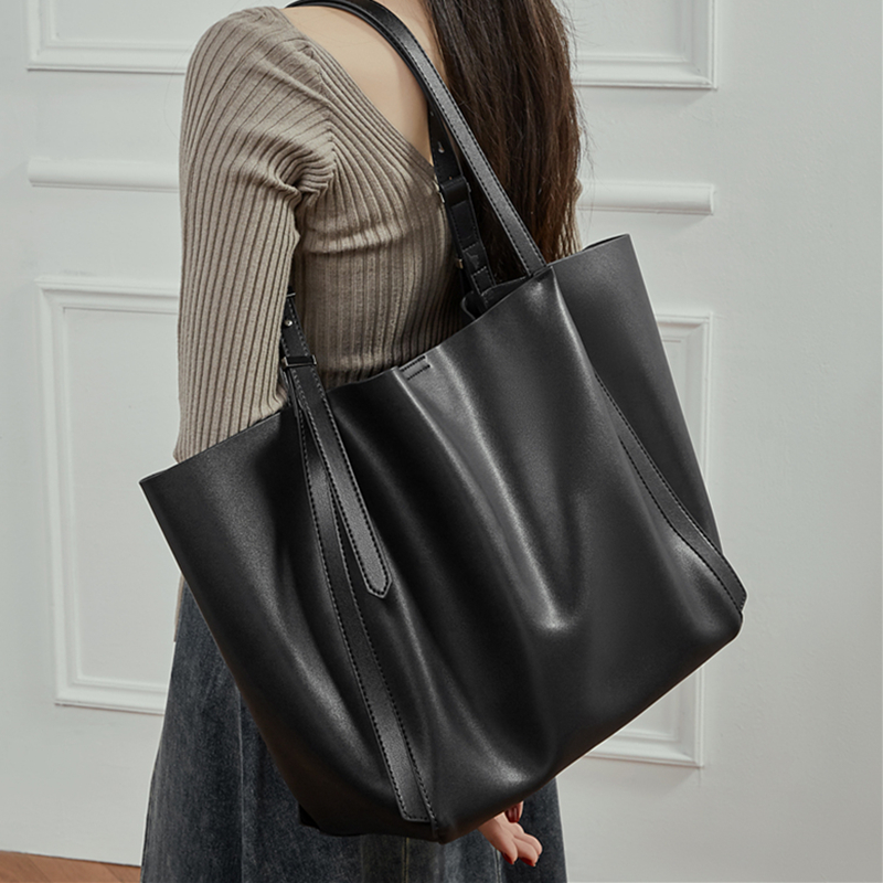 HIFASHION 대형 소프트 천연 가죽 작업용 토트백 - Leather Work Bag Laptop 리뷰 및 가격