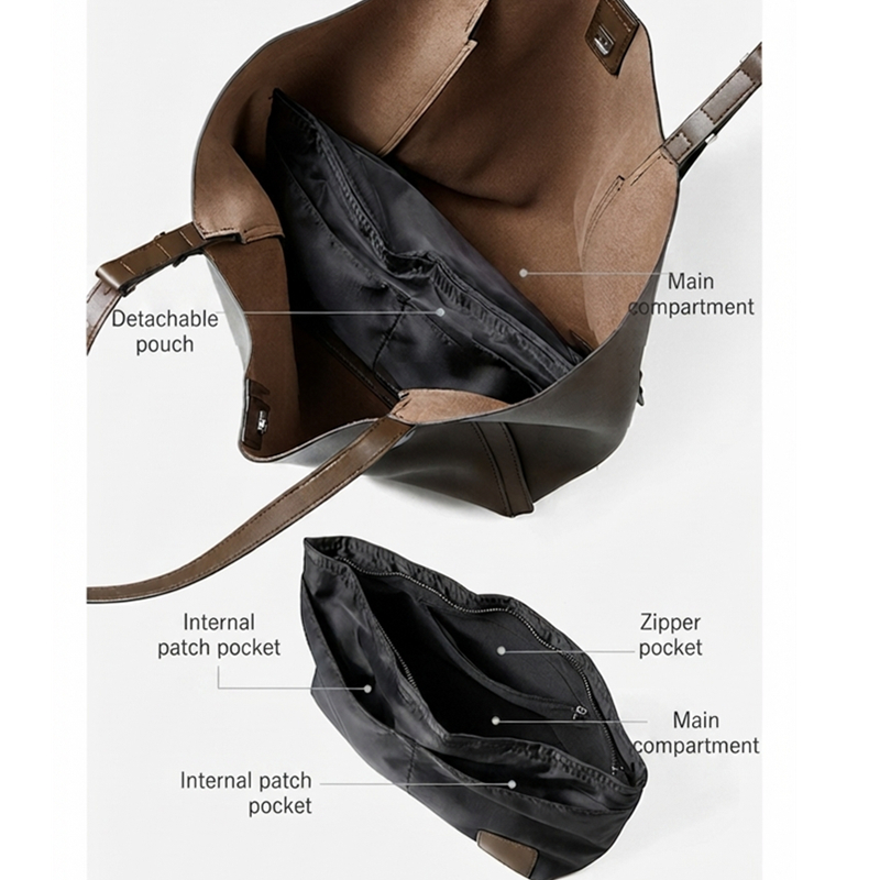 HIFASHION 대형 소프트 천연 가죽 작업용 토트백 - Leather Work Bag Laptop 리뷰 및 가격