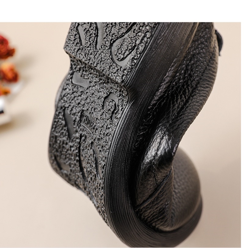 2025 천연 가죽 로퍼 여성용, 레트로 라운드 토 미 - Leather Work Flats Women 리뷰 및 가격